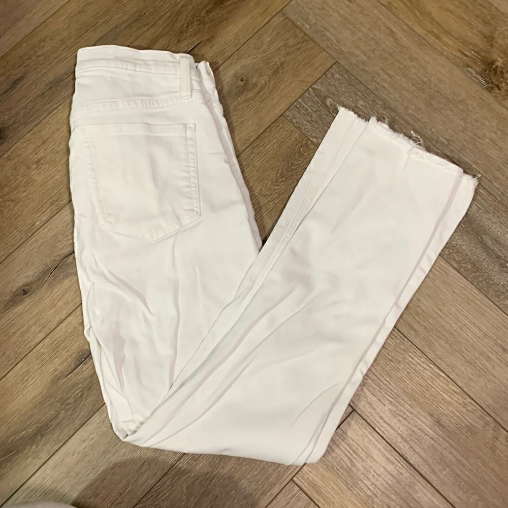 J.Crew Billie Demi Boot Crop with Frayed hem
